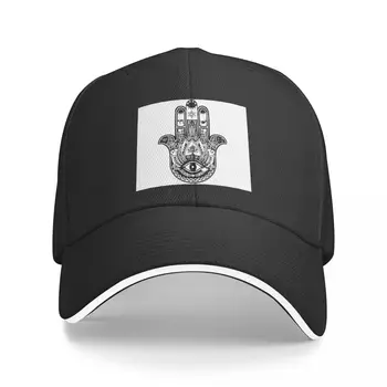 Novi Simbol Hamsa - Crno-bijela umjetnost - Ikona Dizajna kape Sharon Cummings, Ženski šešir, Muška