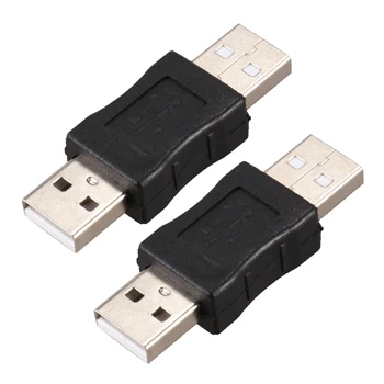 2X USB A između utikača crne boje