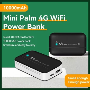 PW100 4G LTE Router TypeC USB 150 Mbit/s Prijenosni Ručni modem MiFi Mobilna pristupna točka za Wi-Fi s punjivom baterijom za Napajanje 10000 mah Sa utorom za sim karticu
