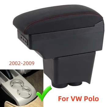 Kutija za naslona za ruke za Volkswagen VW Polo Mk4 2002 2004 2005 2006 2007 2008 2009 Polo Vivo 2010 Kutija za pohranu Središnjoj konzoli naslon za Ruku