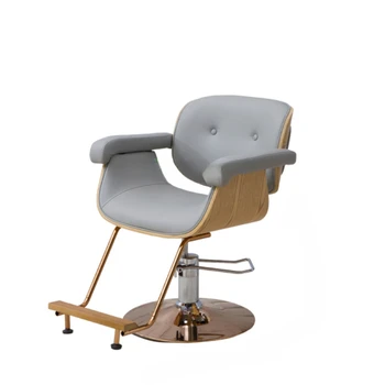 Салонное fotelja za frizerski salon, jednostavno moderna kvalitetna kose stolica sa disk sjedala, Fotelja za šišanje kose, stolica za vruće bojenje