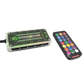 COOLMOON RGB u Boji Daljinski prekidač za Kratka svjetla DC12V 5A LED RGB Color Light Smart Controller