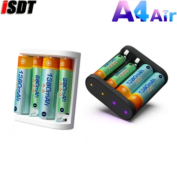 ISDT A4 Air 10 W 1.5 A DC Pametna Punjač Za AA i AAA 10500 12500 NiMH NiCd, Li-lon LiFePO4 Baterija