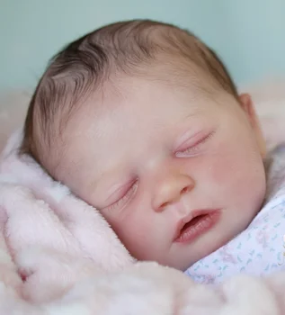 DIY bebe reborn doll setovi 18,5 inča stvarne veličine novorođenče spava silikona vinil reborn baby doll kalup dijelovi nezavršene
