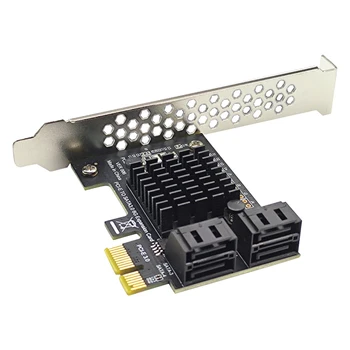 4-Port kartica za proširenje SATA III pci-e 6 Gb/s SATA PCI-e 1X Kontroler s nosačem