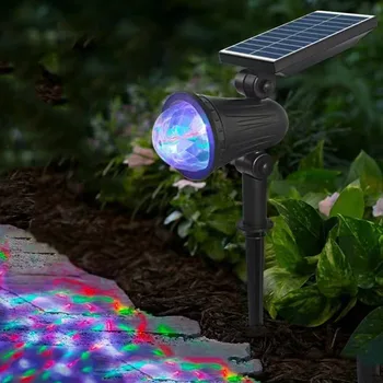 Vanjska Solarna rasvjeta travnjak 20LED Reflektori visoke rasvjeta RGB Vrtne svjetiljke za postavljanje zelenila