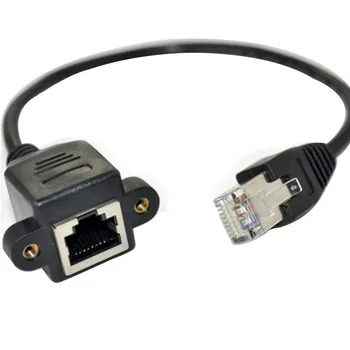 Visoka kvaliteta 30 cm 60 cm Nosač mreže između muškaraca i žena Vijak Ethernet poklopac Produžni kabel RJ45 LAN