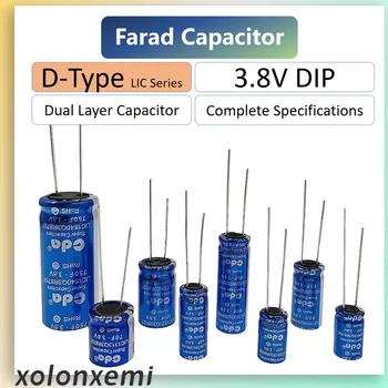 3,8 U Фарадный kondenzator Superkondenzator D vrstu serija LIC 10F 20F a 40f 70F 80F 100F 120F 250F 270F 500F 750F Dvoslojni kondenzator