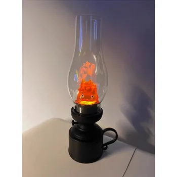 Mala Noćna svjetiljka s Plamenom, Ukras u obliku Anime, Kreativno lampa za spavanje u vašoj spavaćoj sobi, poklon za rođendan