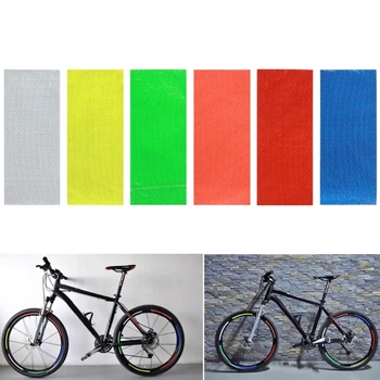 Y1UC, Fluorescentna, Ljepljive Vodootporan Reflektirajuće naljepnice, Reflektirajuće naljepnice na ramu bicikla, Zaštitne Reflektirajuće naljepnice