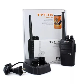 Originalna prijenosna prijenosni radio TYT TYT-T5 7 W UHF 400-520 Mhz 16 Kanala 2800 mah Dvosmjerni radio s funkcijom CTCSS i DCS