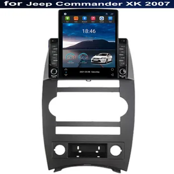 Za Tesla Stil 2Din Android 12 Auto Radio Za Jeep Commander XK 2007 + Media Player GPS Stereo Carplay DSP RDS Skladište