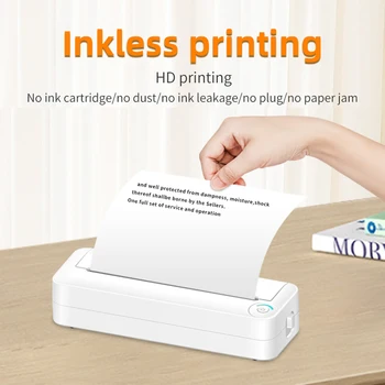 Termalni printer A4 Maker, ispravljanje pogrešaka, fotografije, WiFi/Bluetooth, dječji mini prijenosni ručni digitalni printer bez tinte