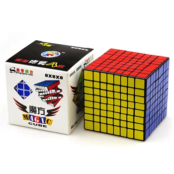 [Ecube] СенгСо 8x8x8 crni kvadrat visokog reda 8x8x8 složena igračka-puzzle igra za dječake natjecateljski kocka