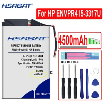 Baterija HSABAT 4500 mah EL04 EL04XL ELO4XL HSTNN-IB3R UB3R TPN-C102 Za HP ENVPR4 I5-3317U ENVY 4 4T-1000 Envy TouchSmart 4
