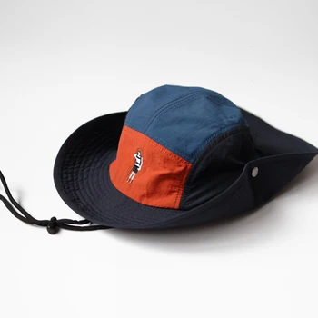 Gospodo ljetni šeširi-grah s vezom u retro stilu, Veliki šešir-kante za Sunce, svakodnevne šešir za ribolov, pješačenje, Žensku kapu