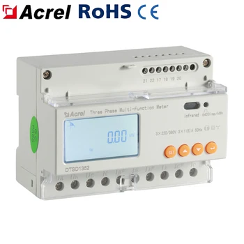 Na din-šinu Acrel Smart AC meter DTSD1352 je postavljena zaštita od povratnog toka sa CE RoHS