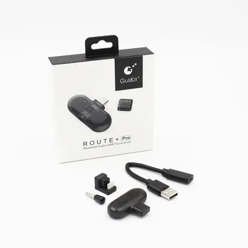 GuliKit Route + Pro Bluetooth Bežične аудиопередатчик USB-prijemnik Stražnji adapter za PS5 Nintendo Switch-PC NS OLED