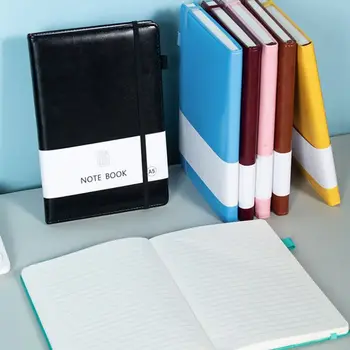 Memo Diary Planer Notepad od umjetne kože Formata A5, Jednostavan dnevnik, Organizator za dnevni red, Studentski blok za Scrapbooking, Uredski