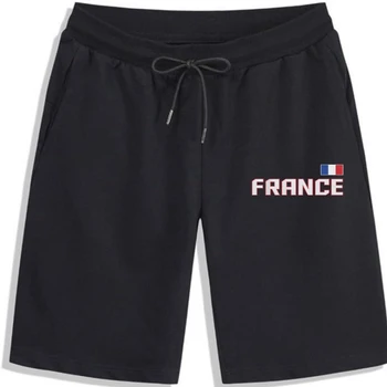 Muške Kratke hlače reprezentacije Francuske French Pride Retro gaćice za muškarce s po cijeloj površini, cool muške kratke hlače, Ljetna ulica majica