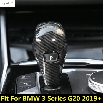 Auto Središnja Konzola Ručka Mjenjača Krunica Kape Završiti ABS Pribor Od Karbonskih Vlakana Za Unutrašnjost BMW-a Serije 3 G20 2019-2023