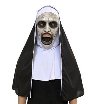 Horor film Halloween ghost Festival nun mask horror bundle donje призрачное osoba s svečanoj maskom