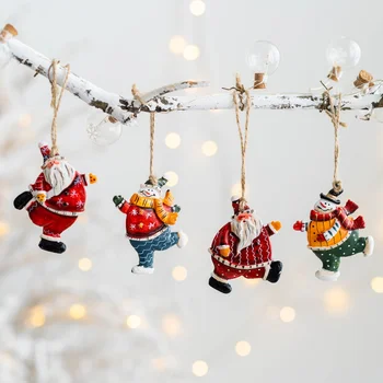 Santa Snješko, Božićni ukras za dom, Ovjes od smole, Božićni ukras, Ovjes, Božićno drvce, Božićne ukrase