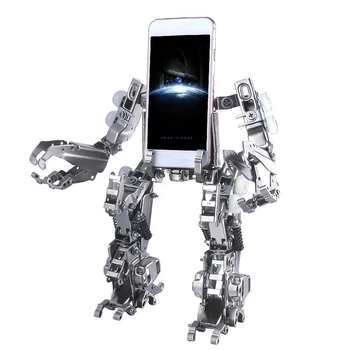 Diy Robot je Mehanički model Nosač za telefon Igračka model Zagonetka Skupština Inteligencija Metalni igračka Odrasli Muškarci i Djeca Pokloni Za Rođendan