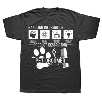Groomer za kućne ljubimce pse, Frizer za životinje, Salon Krzna, Umjetnik-Фуролог, Majice, Uličnu Odjeću Kratkih rukava, Pokloni Za Rođendan, Ljetna Moderan t-Shirt