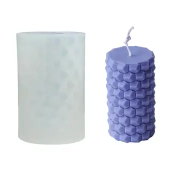 СОТа oblika candle kalup DIY izrada oblika cilindra, kao što su aromaterapija gips kalup DIY ručne izrade svijeća sapun kalup obrt
