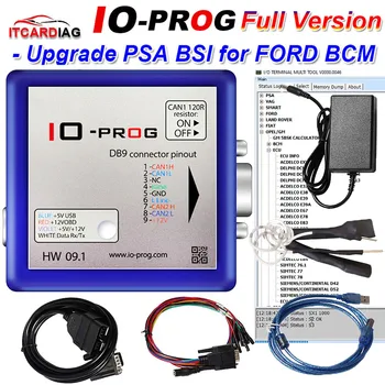 IO-PROG Puna verzija za программатора terminala PSA BSI za GM /OPEL / Buick /Peugeot IO PROPG Pune licence Io/prog Ioterminal s ECU