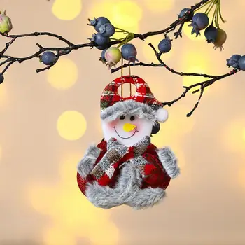 Božićni pribor za ručni rad Vlastitim rukama Svečani Božićno Tkanina Mali Privjesak Snjegović Djed Mraz Medvjed Dizajn za Božić za Drvca