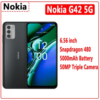 Nokia G42 5G 4GB 128GB 5G Smartphone Snapdragon 480 6,56 Cm 50 Mp Trostruka skladište 90 Hz Ažuriranje Baterija 5000 mah