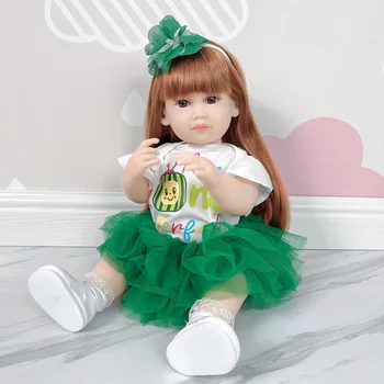 Realan 20-inčni silikona Vinil Premium Prati rođenja lutke-реборны za djevojčice i dječake, igračke-prijatelji za Spavanje Za djecu