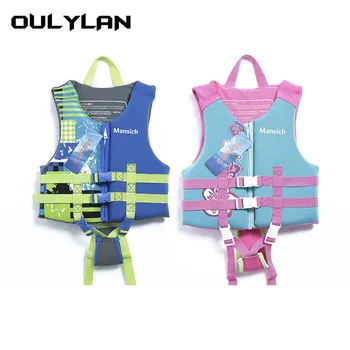 Oulylan/Dječji Prsluk za Plivanje od 4 do 12 godina, Prsluk za Sigurnost Djece, Kajak Trening za malu Djecu, Plažu-Kupaći kostimi za vodene sportove