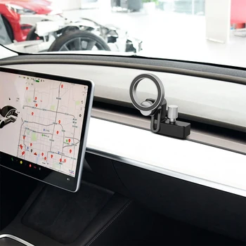 Magnetni Auto-Stezaljka za Воздухоотвода Tesla Model 3 Model Y Jak Magnet Auto Nosač za Telefon iPhone 14 13 12 Magsafe
