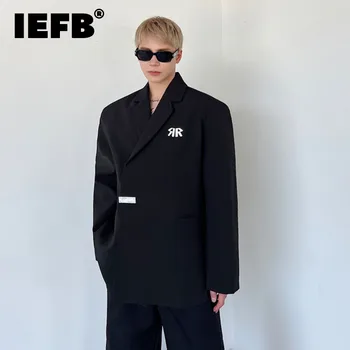 Нишевый dizajn IEFB, muške casual odijelo, Modni Blazers s плечевыми ploče, Poslovni gospodo običan univerzalni trend jakne, kapute 9C1063