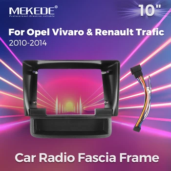 Za Nissan Primastar Opel Vivaro Renault Trafic 2010-2014 Auto radio, kontrolna ploča, DVD-a, 10-inčni prednji panel, zamjena Kućišta
