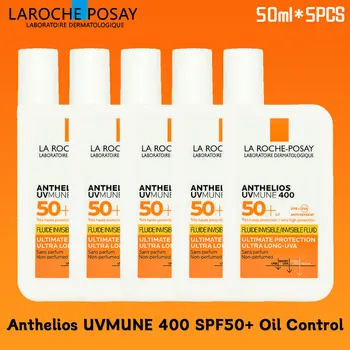 5PCS krema Za sunčanje La Roche Posay Anthelios SPF50 + 50 ml Blagi i ne-masnu, Osvježavajući, Vodootporan, štiti od znoja i antioksidativni