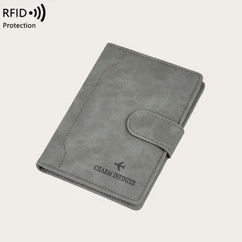 RFID Противоугонный torbicu za putovnice, bogata mapa za osobne iskaznice, torba za putovanja Unisex, držač za dokumente, Zgodan novčanik karata