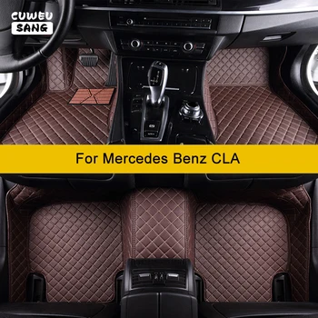 CUWEUSANG Custom Auto-tepisi Za Mercedes-Benz CLA C117 C118 X117 X118 auto oprema-Tepih za noge