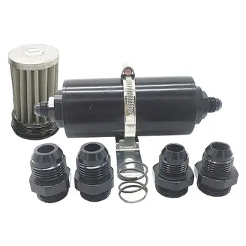Komplet za Gorivo, Adapteri AN8, Aluminijske очищаемые filteri za gorivo, Čistač ugrađeni benzinski filter