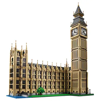 Na raspolaganju 17005 London, Svjetski poznata zgrada, Model Big Ben, Blokova, Postavlja Cigle, igračke, pokloni Za rođendan, Kompatibilnost 10253