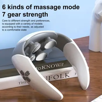 Pametan Vratne jastuk za vrat Napredna tehnologija Tens Ems za ublažavanje boli, smanjenje umora, лимфатического masaže