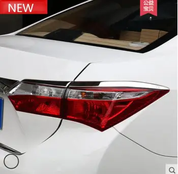 4 KOM., Auto-Stil, Novi Stražnja svjetla od nehrđajućeg Čelika, naljepnice za obrve, za TOYOTA Corolla 2014-2018 Godine YJF