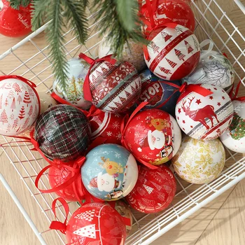 Šareni baloni, Dekoracije za Božićne kugle, Ukrase za Božićno drvce, Nakit 7,2 cm, Odmor pribor za loptom